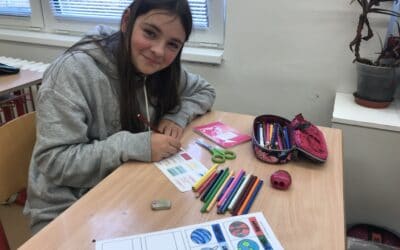 Výroba lapbooku Vesmír – 5.B