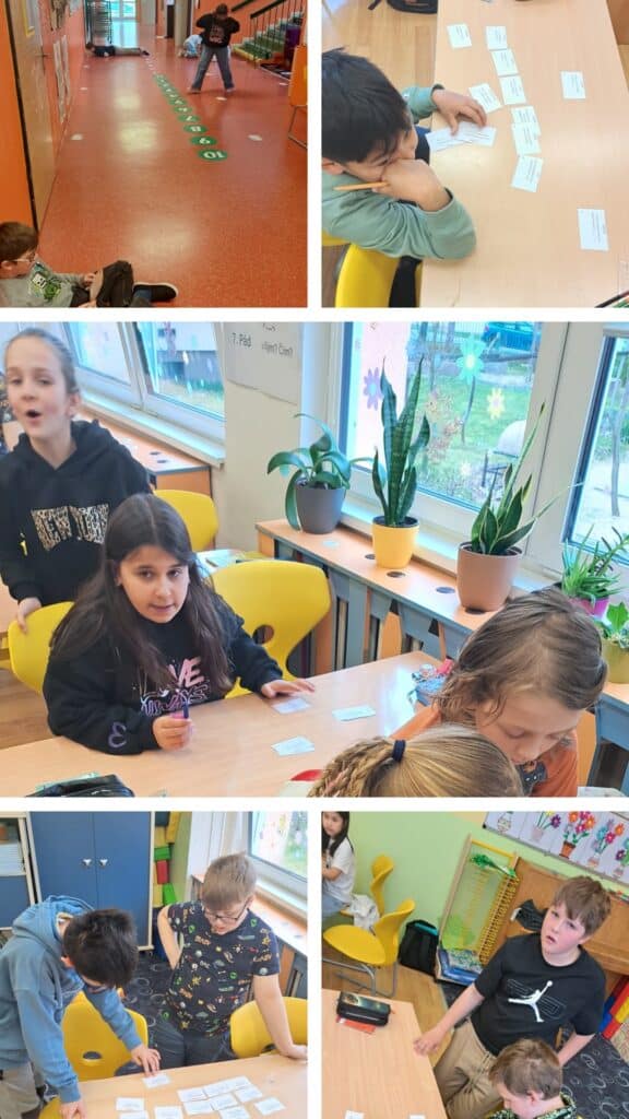 Žáci 3.A  pracovali s textem, ve kterém vyhledávali důležité informace a doplňovali je do kartiček. Při práci ve dvojicích si procvičovali spolupráci, komunikaci a porozumění textu.